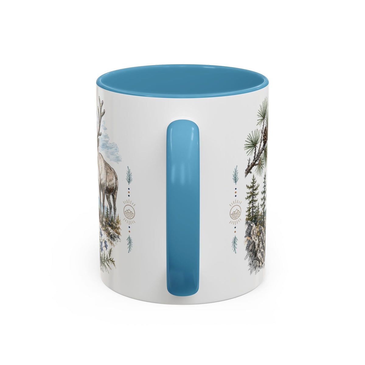Khuvsgul Lake Mug, Mongolia Travel Souvenir, Bucket List Gift, Accent Ceramic Coffee Mug 11oz 15oz