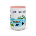 Cocos (Keeling) Islands Coffee Mug | Travel Souvenir Accent Mug | Country Gift Ceramic Cup 11oz 15oz