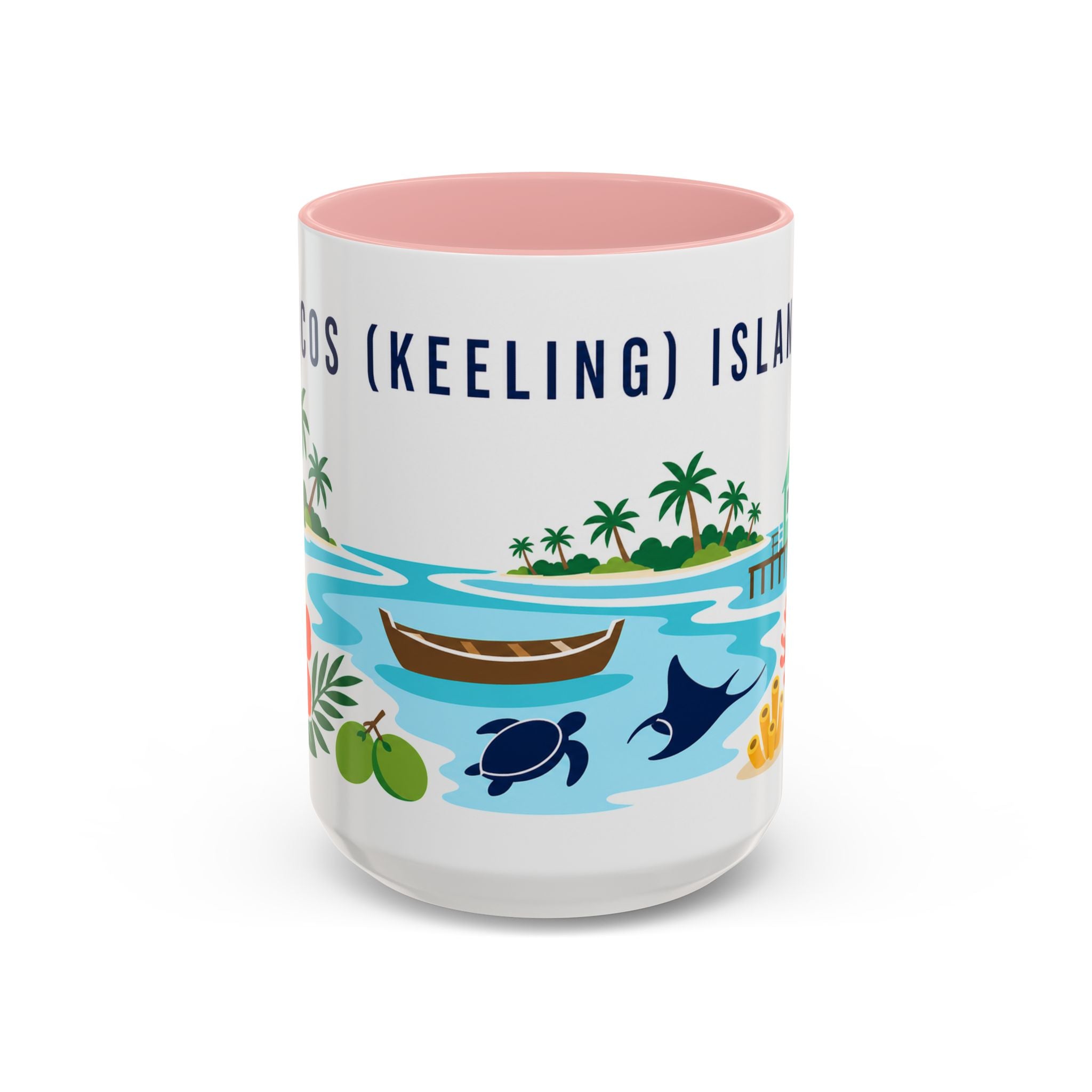 Cocos (Keeling) Islands Coffee Mug | Travel Souvenir Accent Mug | Country Gift Ceramic Cup 11oz 15oz