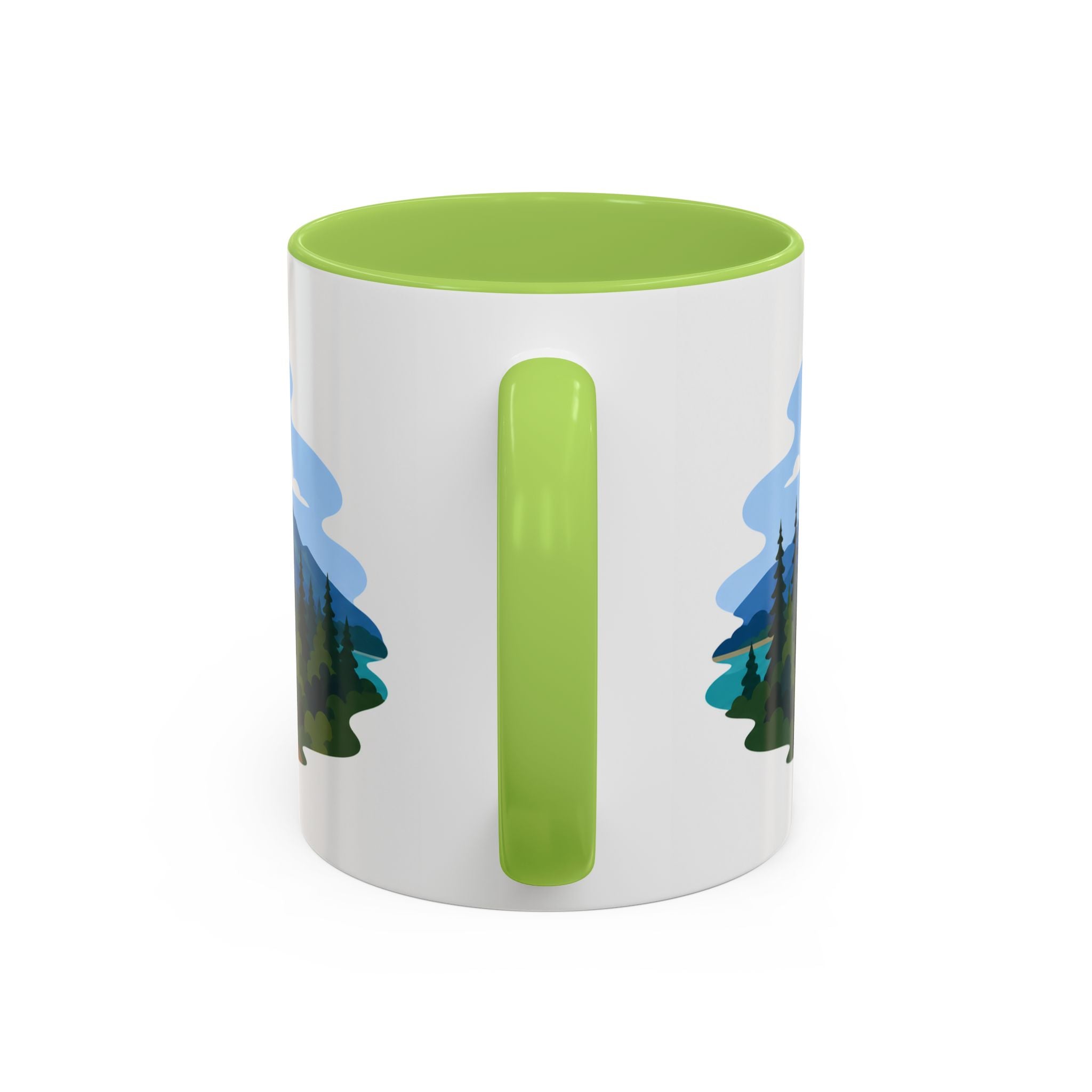 Lake Clark National Park Coffee Mug | Solid Color Block Park Souvenir | 11oz 15oz Accent Mug