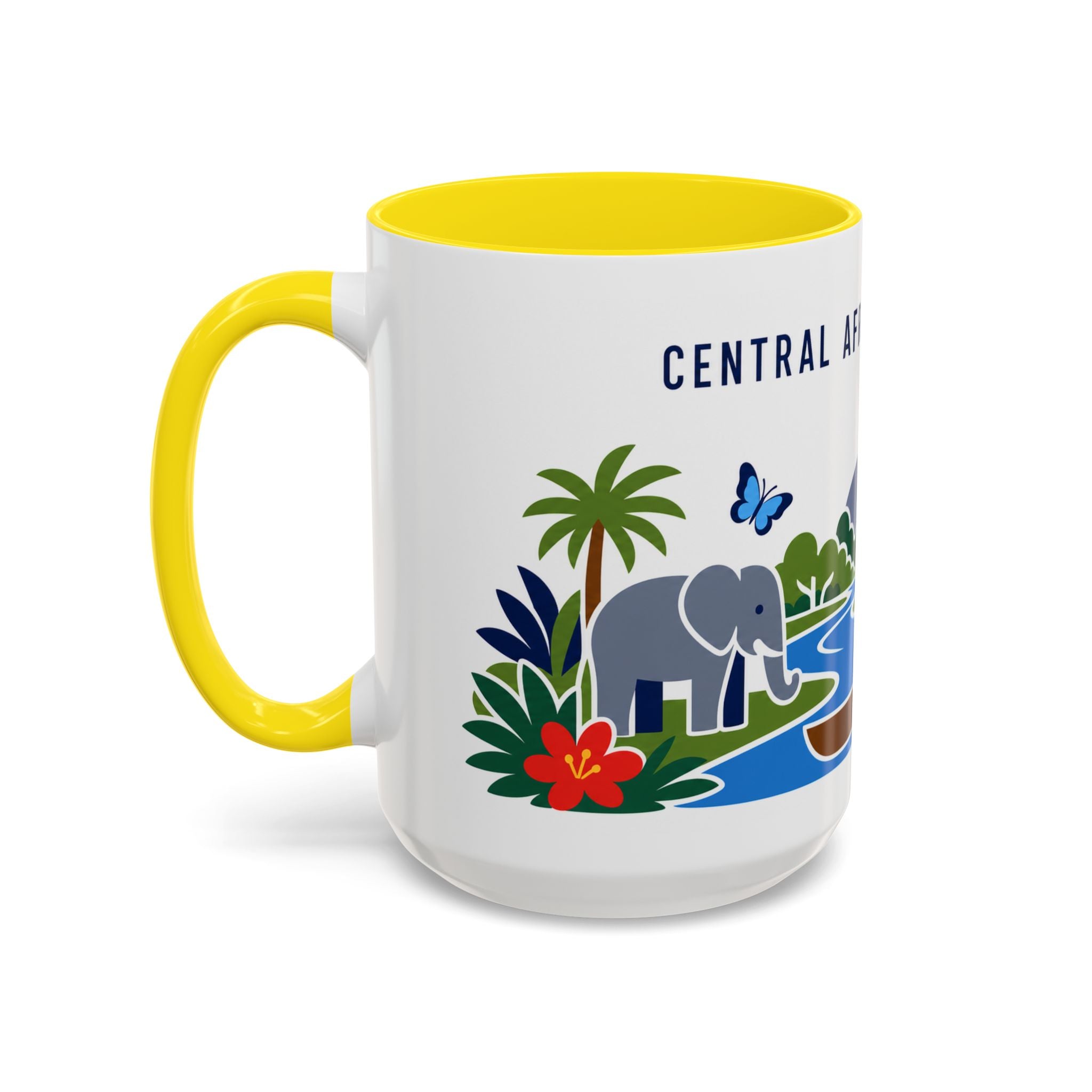 Central African Republic Coffee Mug | Travel Souvenir Accent Mug | Country Gift Ceramic Cup 11oz 15oz
