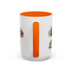 Kansas City Illustrated Travel Mug | City Souvenir Accent Coffee Mug | 11oz 15oz Ceramic Cup