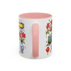 Hong Kong Illustrated Travel Mug | City Souvenir Accent Coffee Mug | 11oz 15oz Ceramic Cup