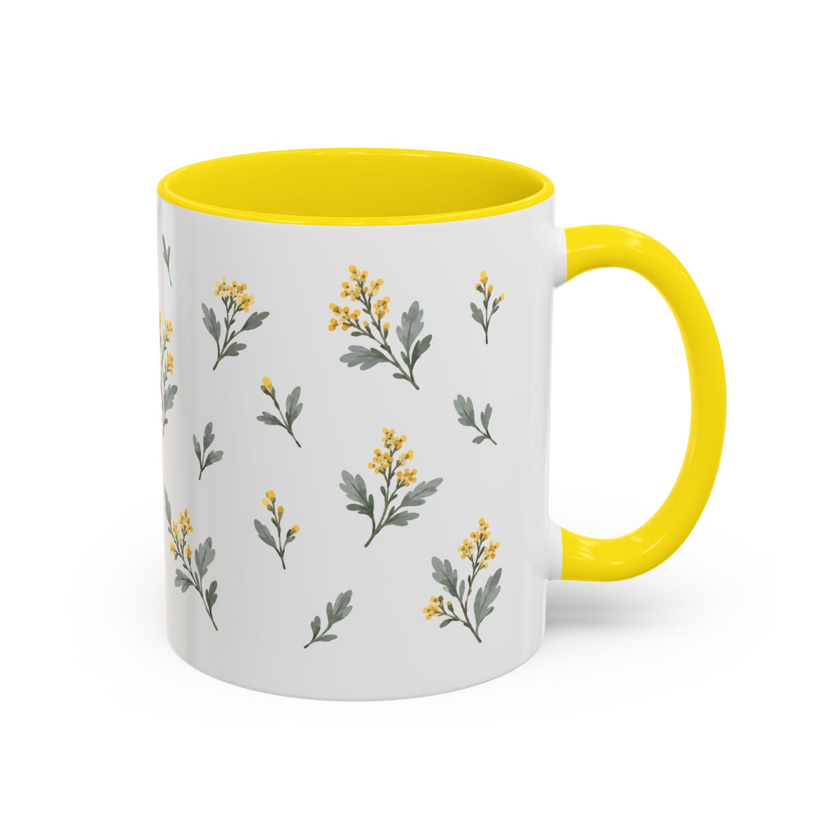 Nevada Sagebrush Mug, State Flower Floral Coffee Cup, 11oz Botanical Gift