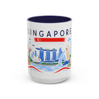 Singapore Coffee Mug | Travel Souvenir Accent Mug | Country Gift Ceramic Cup 11oz 15oz