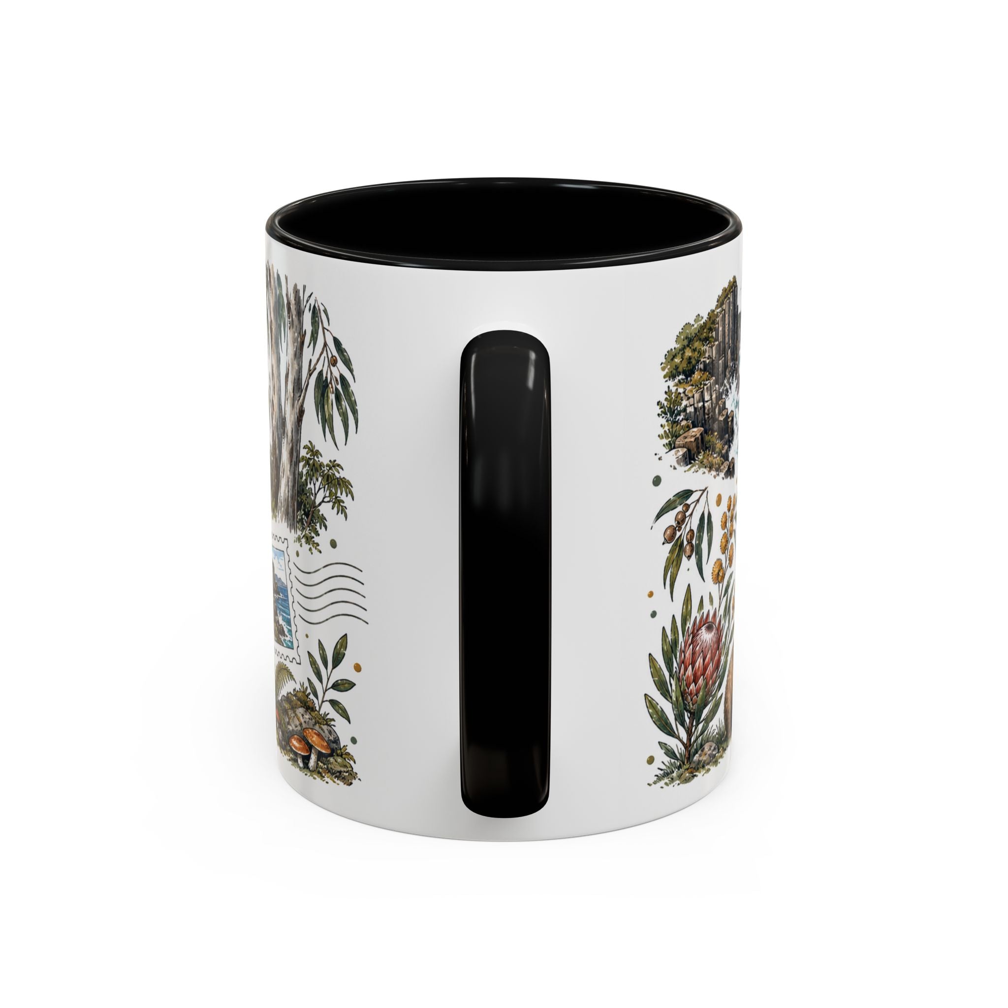 Tasmania Coffee Mug | Travel Destination Souvenir Gift | Accent Color Ceramic 11oz 15oz