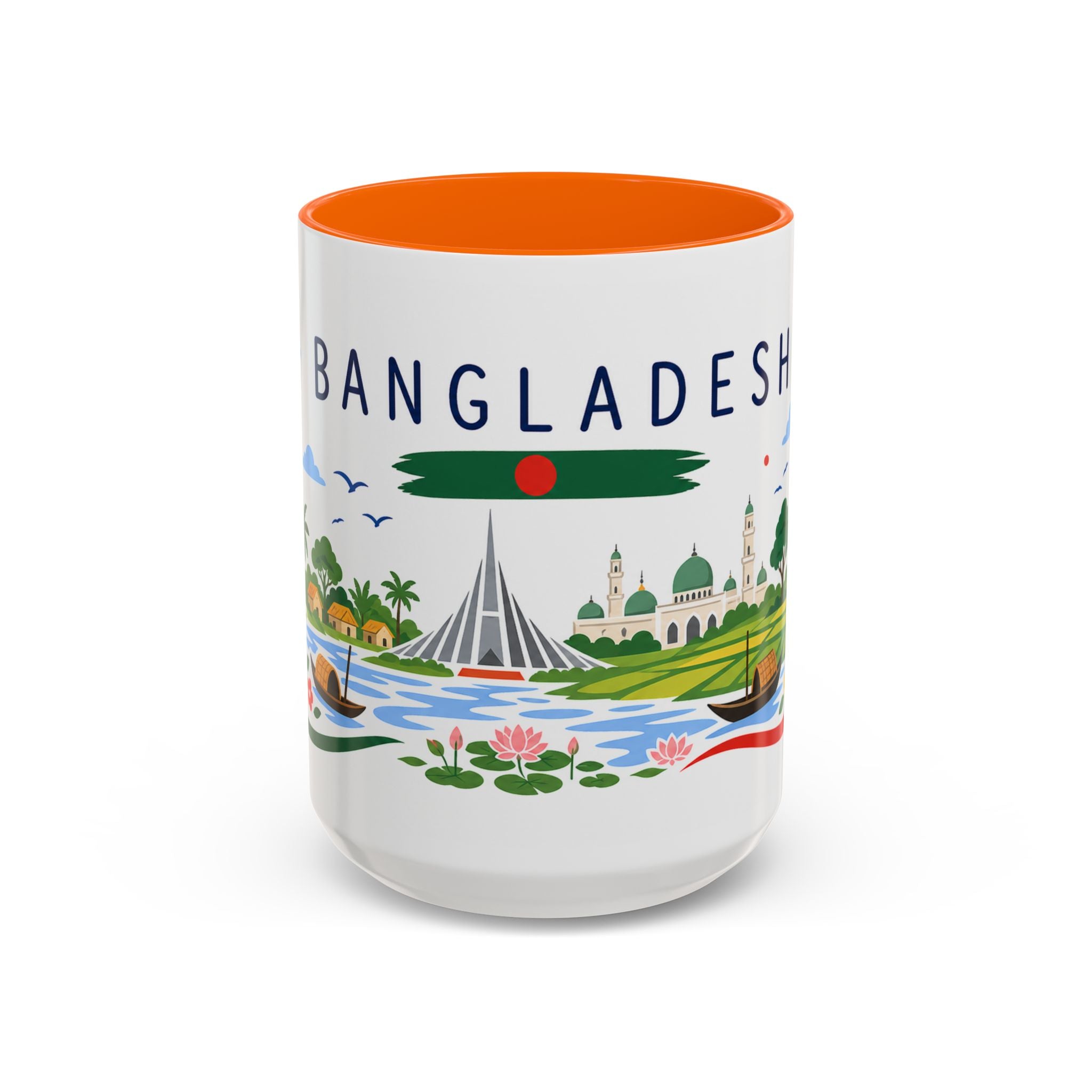 Bangladesh Coffee Mug | Travel Souvenir Accent Mug | Country Gift Ceramic Cup 11oz 15oz
