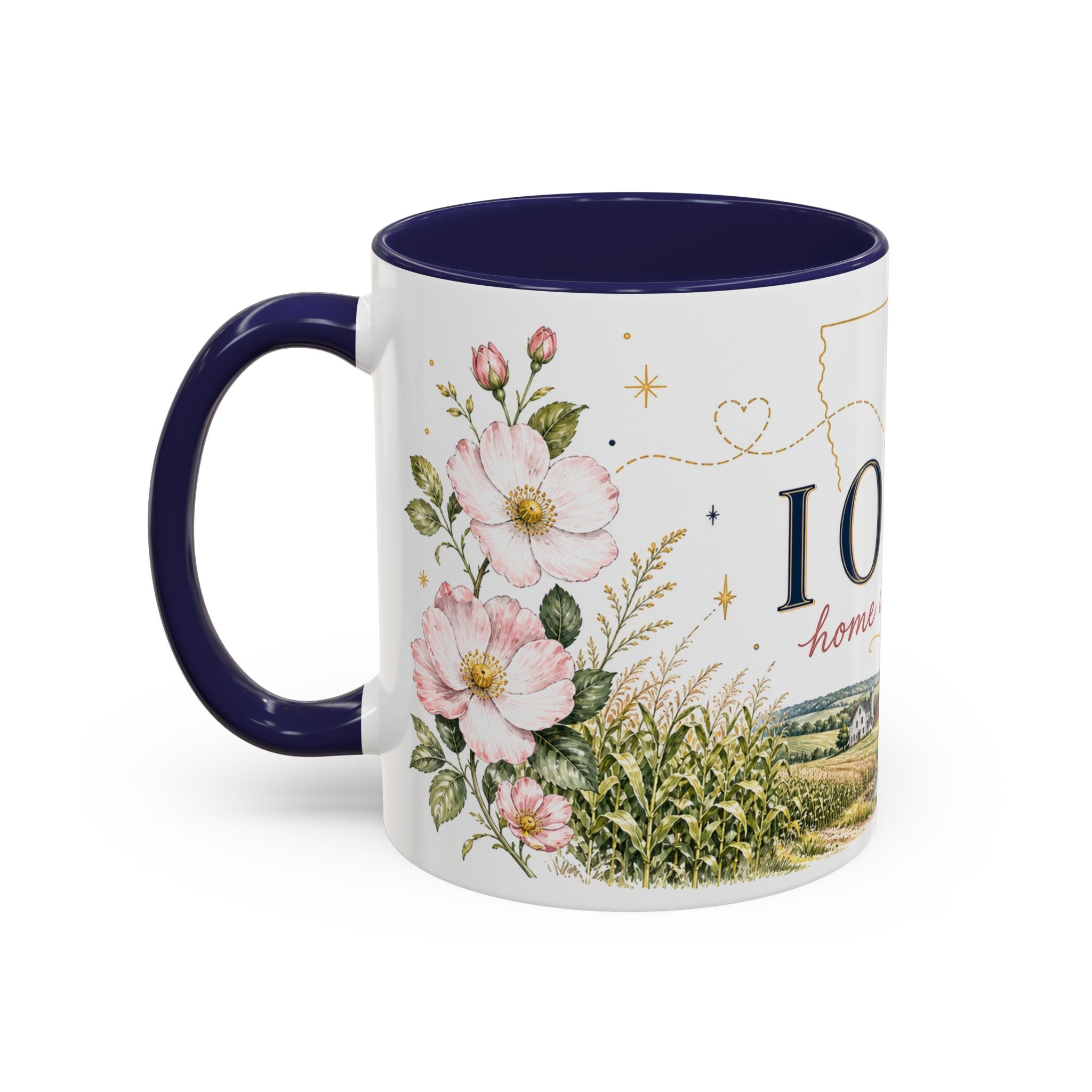 Iowa State Mug | Home is Never Far Accent Mug (11oz or 15oz)