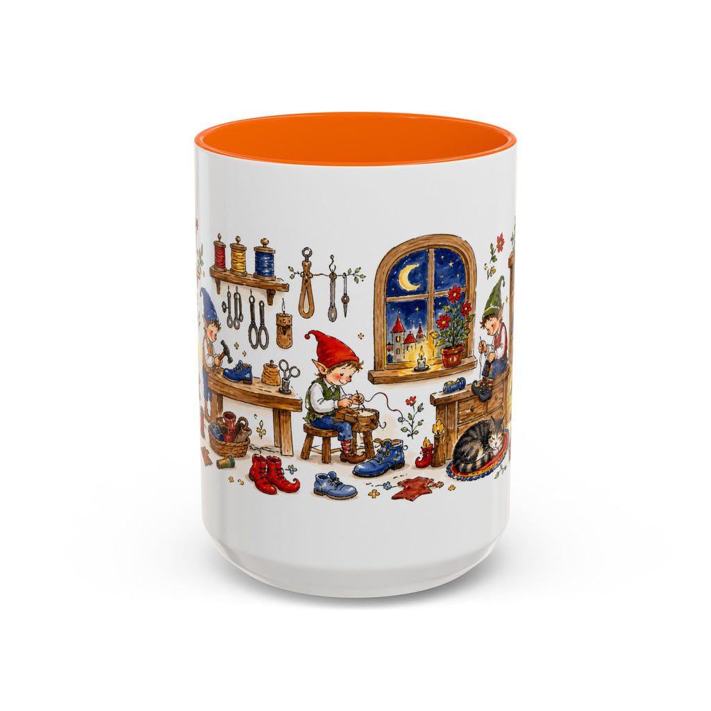 Elves and the Shoemaker Mug | Storybook Accent Coffee Mug | EveryLegend