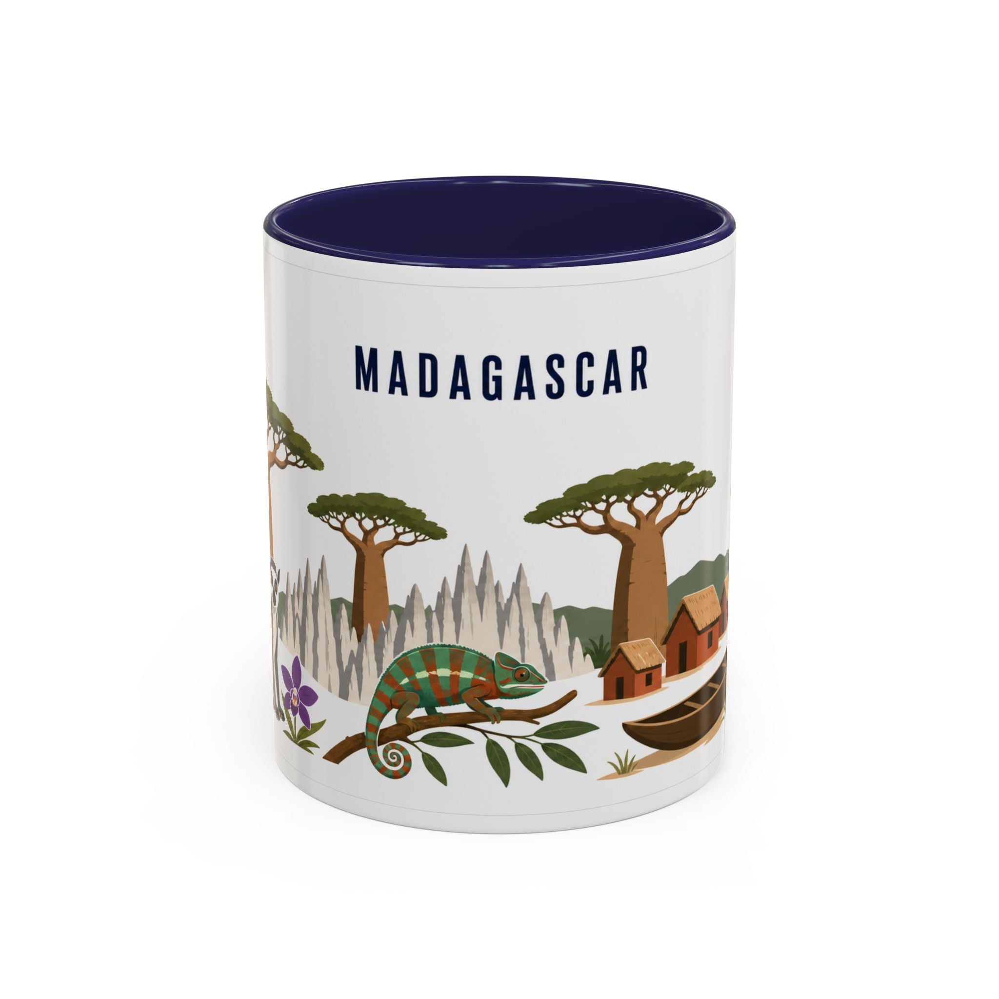 Madagascar Home Country Mug | Moving Away Gift | Long Distance Friendship | 11 oz 15 oz Accent Mug
