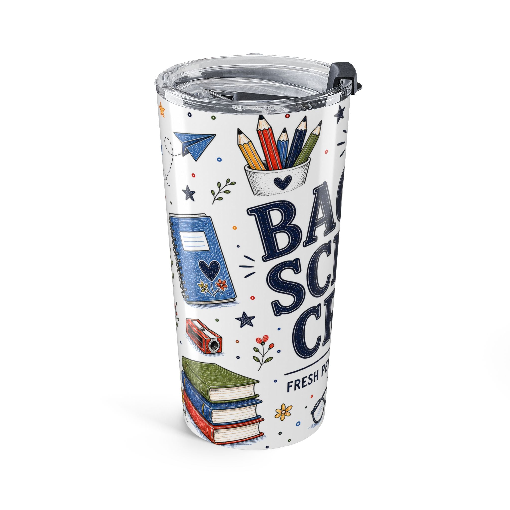 Back to School Crew 20oz Tumbler | Teacher Team Gift | Insulated Stainless Steel Travel Cup