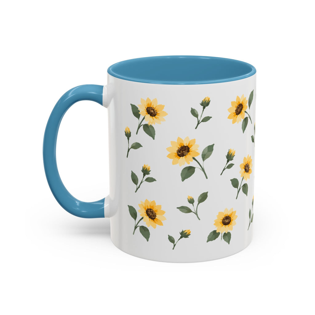 Kansas Sunflower Mug, State Flower Floral Coffee Cup, 11oz Botanical Gift