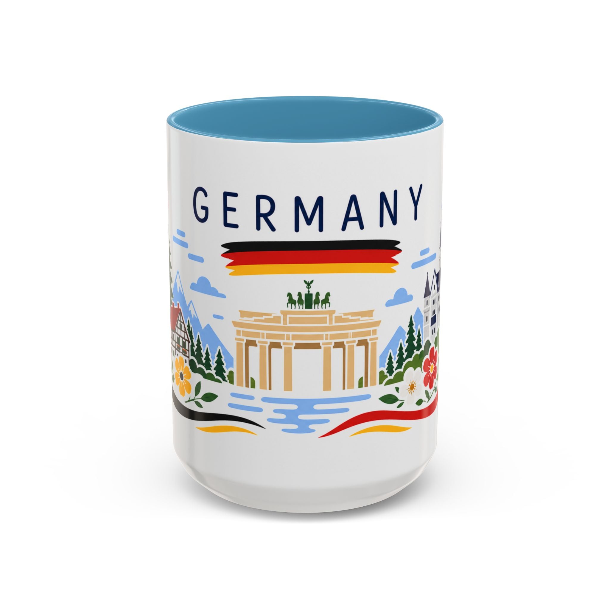 Germany Coffee Mug | Travel Souvenir Accent Mug | Country Gift Ceramic Cup 11oz 15oz
