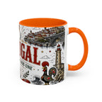 Portugal Soccer Coffee Mug | World Cup Fan Gift | Accent Color Ceramic 11oz 15oz Match Day Cup
