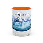 Glacier Bay National Park Coffee Mug | Solid Color Block Park Souvenir | 11oz 15oz Accent Mug