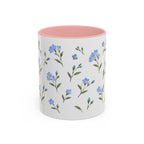Alaska Forget-me-not Mug, State Flower Floral Coffee Cup, 11oz Botanical Gift