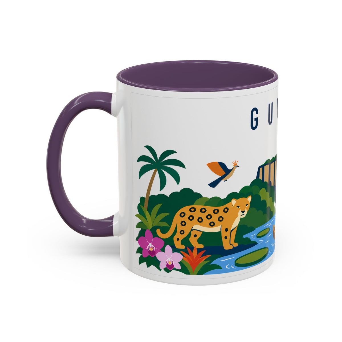 Guyana Coffee Mug | Travel Souvenir Accent Mug | Country Gift Ceramic Cup 11oz 15oz