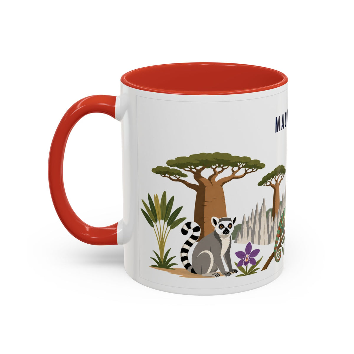 Madagascar Home Country Mug | Moving Away Gift | Long Distance Friendship | 11 oz 15 oz Accent Mug