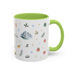 Olympic National Park Christmas Mug | Watercolor Travel Souvenir | Holiday Gift | Accent Ceramic Coffee Cup 11oz 15oz