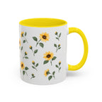 Kansas Sunflower Mug, State Flower Floral Coffee Cup, 11oz Botanical Gift