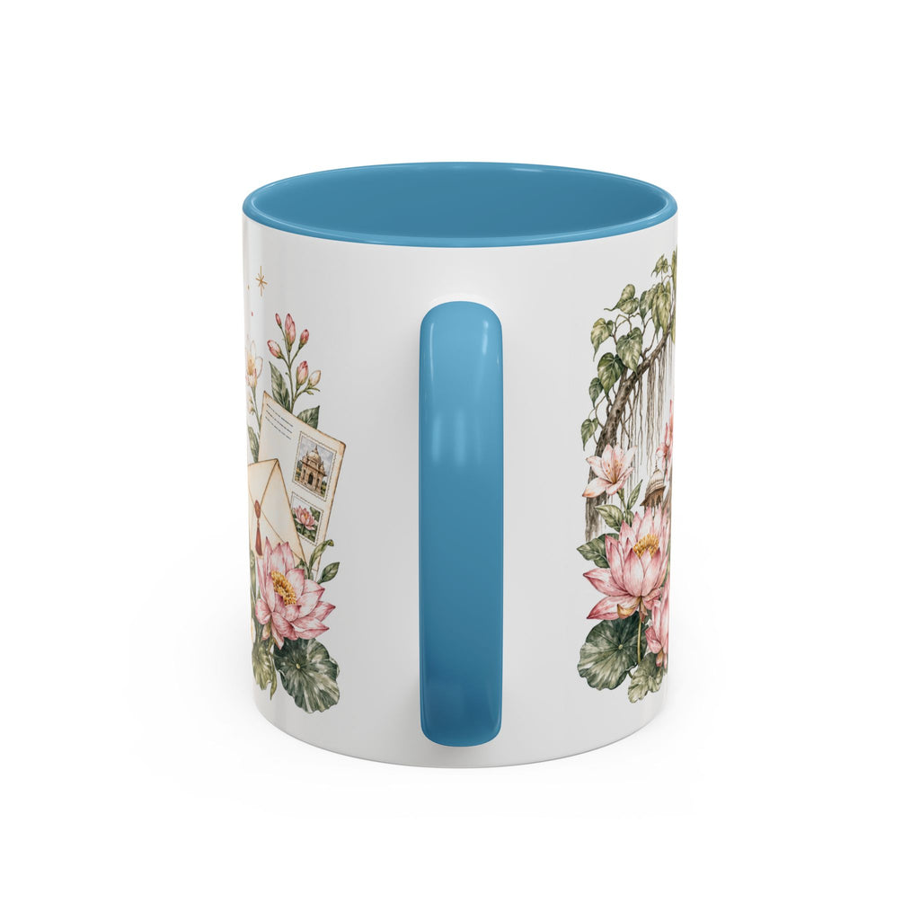 India Home Country Mug | Moving Away Gift | Long Distance Friendship | 11 oz 15 oz Accent Mug