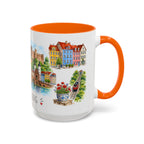 Heidelberg Illustrated Travel Mug | City Souvenir Accent Coffee Mug | 11oz 15oz Ceramic Cup