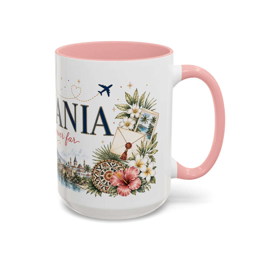 Tanzania Home Country Mug | Moving Away Gift | Long Distance Friendship | 11 oz 15 oz Accent Mug