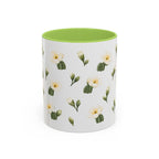 Arizona Saguaro cactus blossom Mug, State Flower Floral Coffee Cup, 11oz Botanical Gift