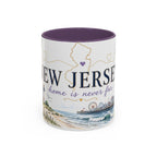 New Jersey Home State Mug | Moving Away Gift | Long Distance Friendship Coffee Cup | 11oz 15oz Accent Mug