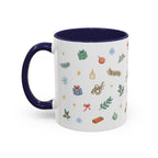 Angkor Christmas Mug | Watercolor Travel Souvenir | Holiday Gift | Accent Ceramic Coffee Cup 11oz 15oz
