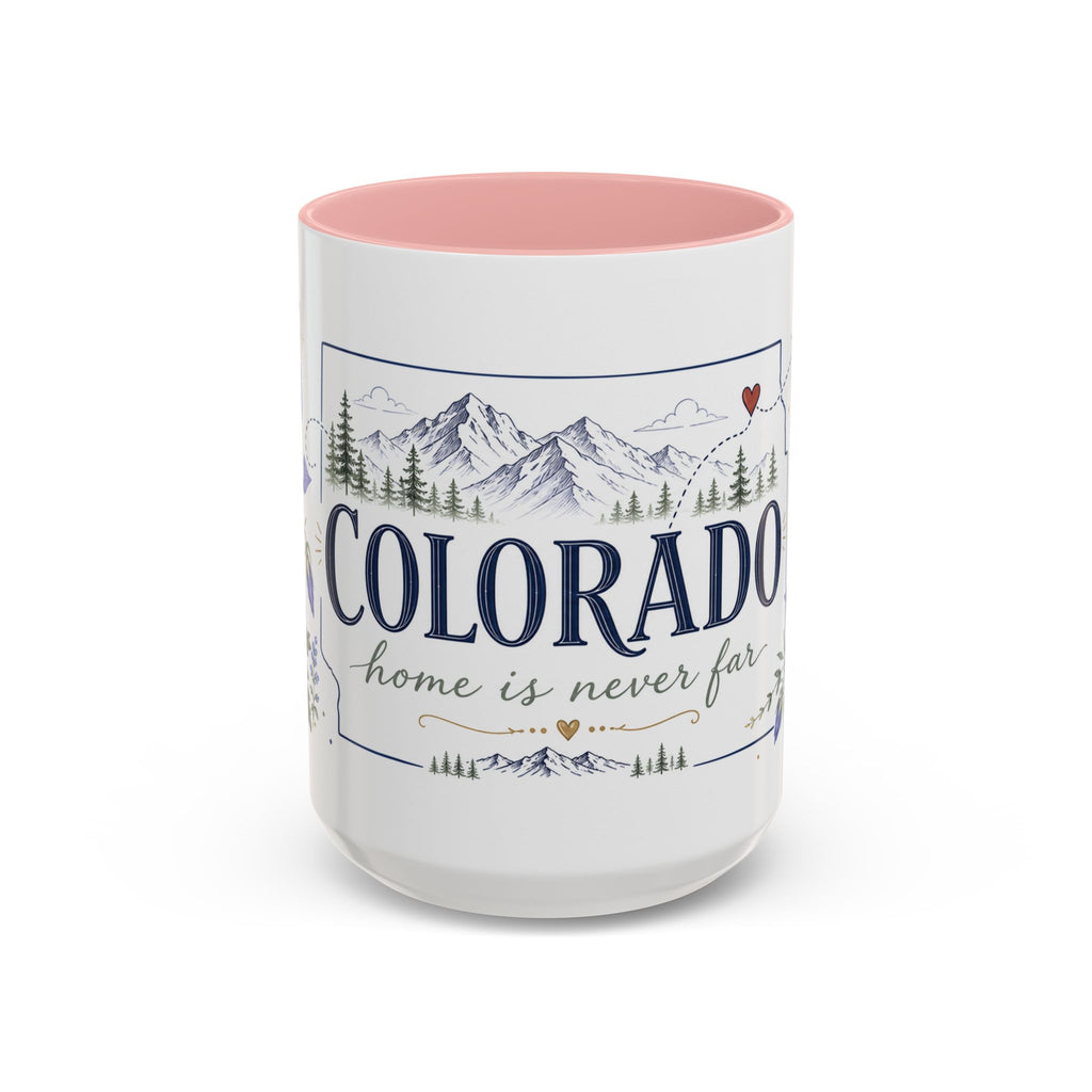 Colorado State Mug | Rocky Mountain Botanical Design | Moving Away Gift