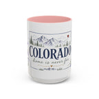 Colorado State Mug | Rocky Mountain Botanical Design | Moving Away Gift