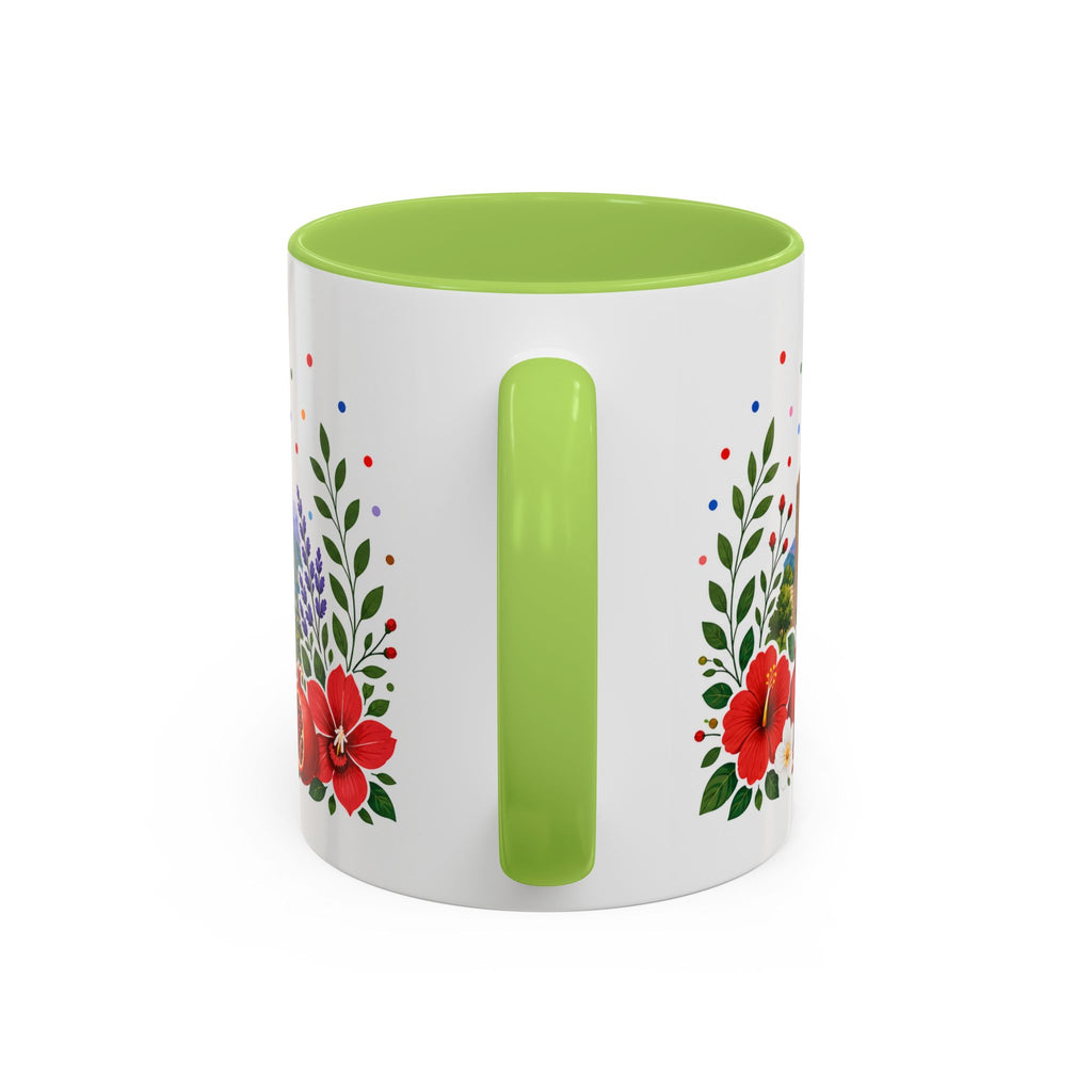 Azerbaijan Coffee Mug | Travel Souvenir Accent Mug | Place Gift Ceramic Cup 11oz 15oz