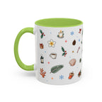 Honolulu Christmas Mug | Watercolor City Souvenir | Ceramic Coffee Cup (11oz 15oz)