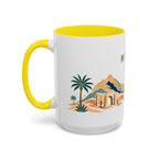 Mecca Coffee Mug | Saudi Arabia Travel Souvenir | Porcelain Decal City Gift | 11oz 15oz Accent Mug