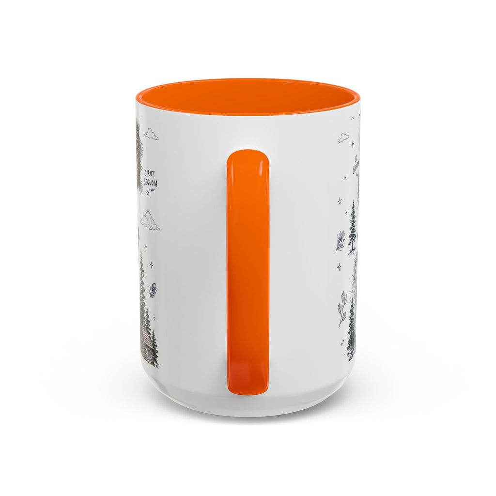 Yosemite National Park Coffee Mug | Hiking Camping Nature Gift | Accent Color Ceramic 11oz 15oz