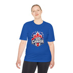 Go Canada Soccer T Shirt, Moisture Wicking Fan Tee