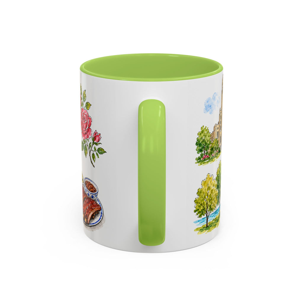 Tulsa Illustrated Travel Mug | City Souvenir Accent Coffee Mug | 11oz 15oz Ceramic Cup
