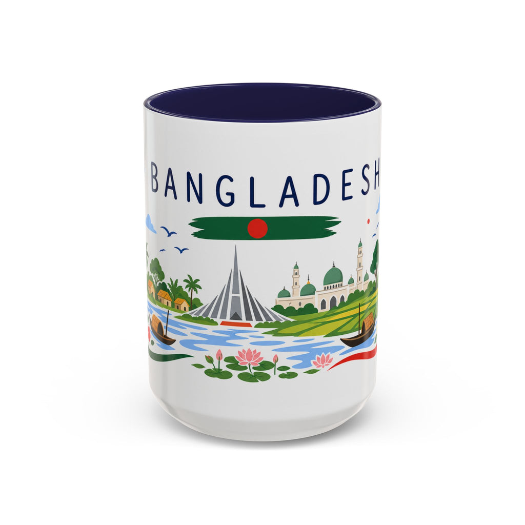 Bangladesh Coffee Mug | Travel Souvenir Accent Mug | Country Gift Ceramic Cup 11oz 15oz