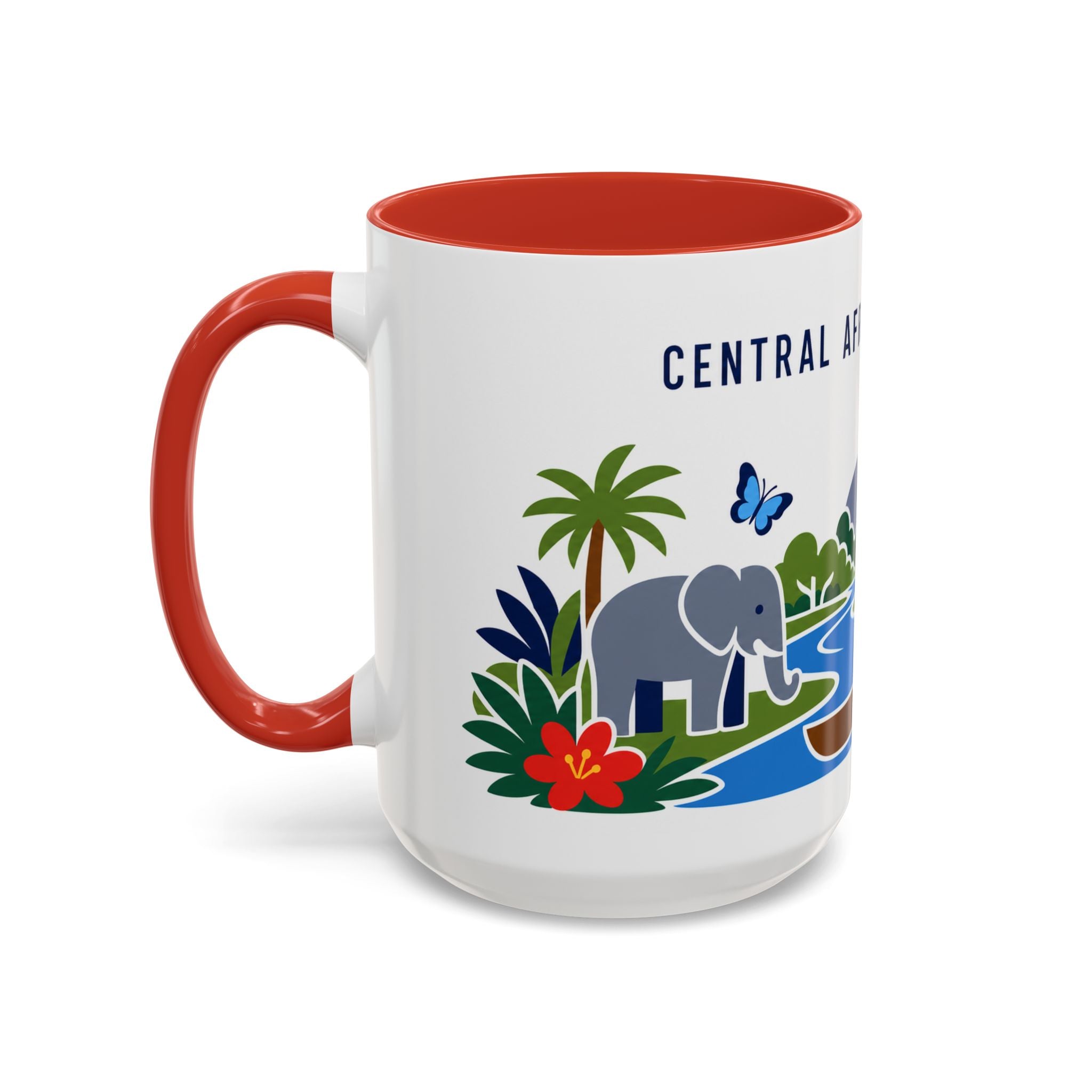 Central African Republic Coffee Mug | Travel Souvenir Accent Mug | Country Gift Ceramic Cup 11oz 15oz