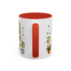 Positano Illustrated Travel Mug | Italy Souvenir Accent Coffee Mug | 11oz 15oz Ceramic Cup