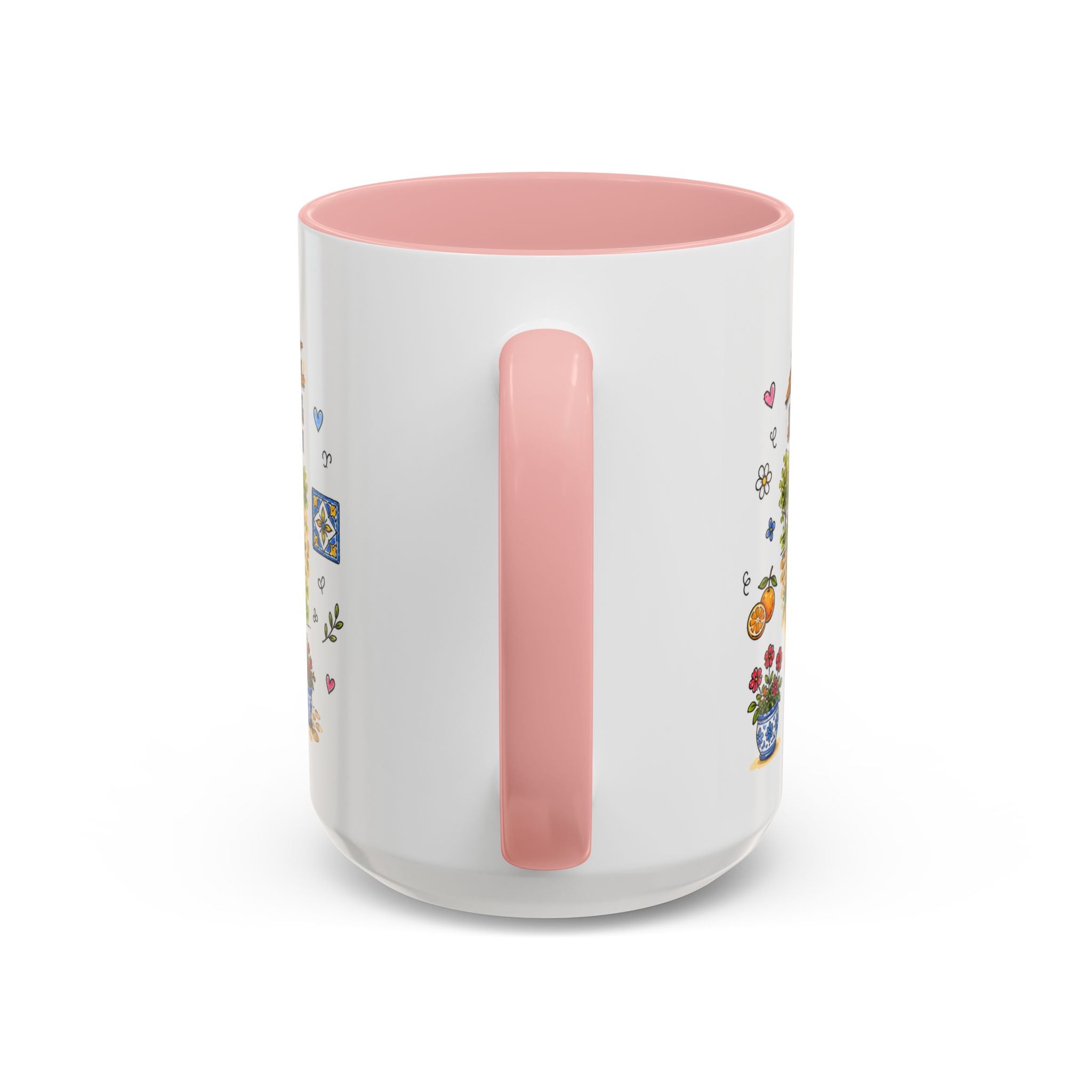 Ronda Illustrated Travel Mug | Spain Souvenir Accent Coffee Mug | 11oz 15oz Ceramic Cup