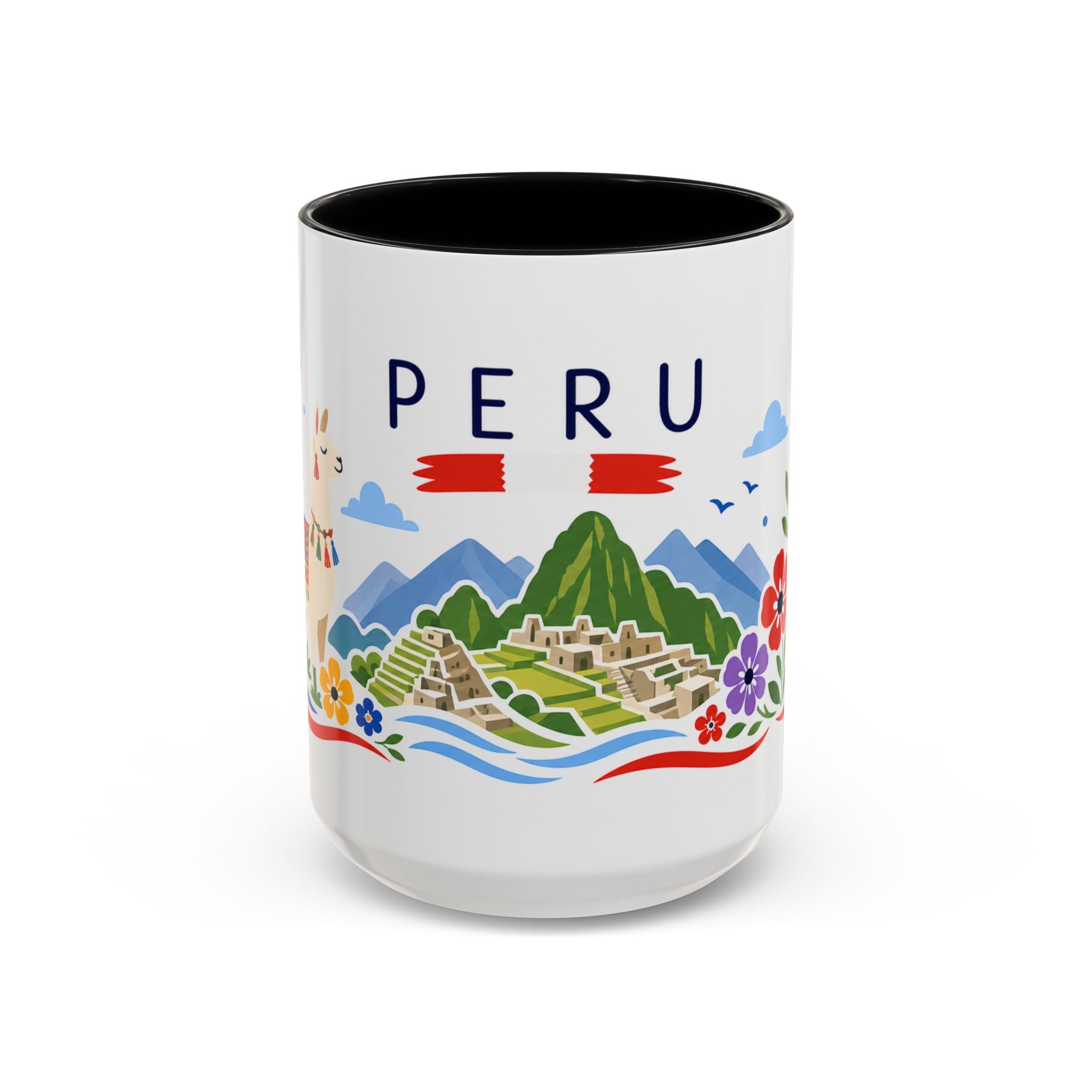 Peru Coffee Mug | Travel Souvenir Accent Mug | Country Gift Ceramic Cup 11oz 15oz