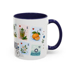 Casablanca Coffee Mug | Postage Stamp Collage Mug | Travel Souvenir Accent Cup 11oz 15oz