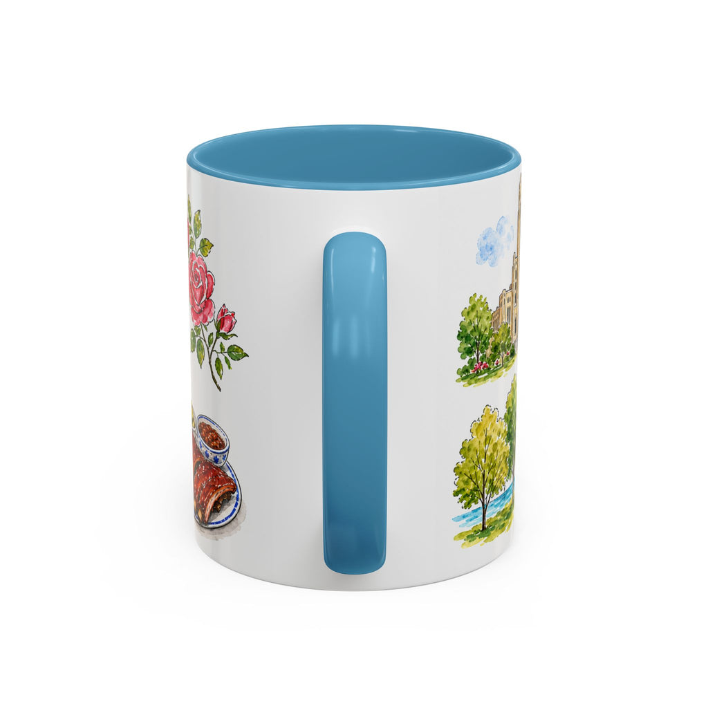 Tulsa Illustrated Travel Mug | City Souvenir Accent Coffee Mug | 11oz 15oz Ceramic Cup