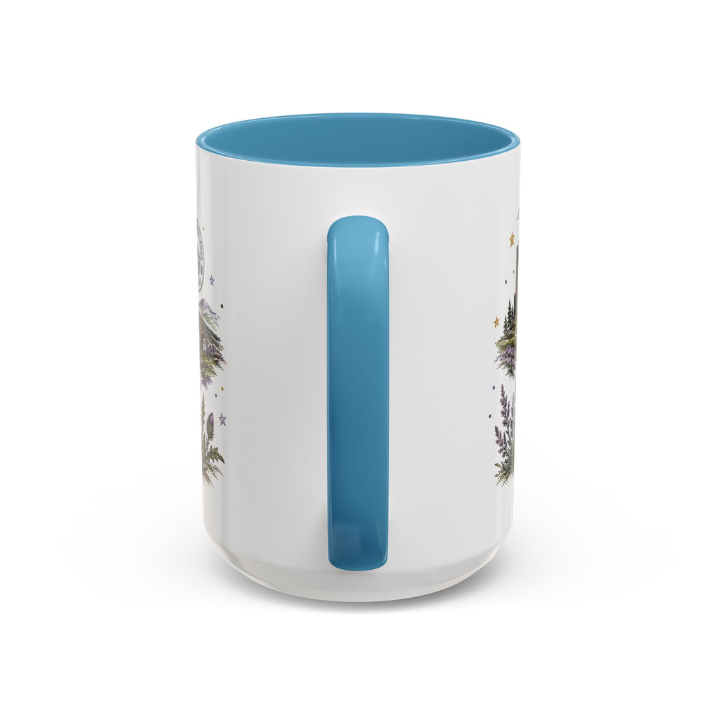 Scottish Highlands Coffee Mug | Travel Destination Souvenir Gift | Accent Color Ceramic 11oz 15oz