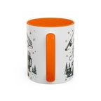 Grandpa The Legend Coffee Mug | Gift From Grandkids | Accent Color Ceramic 11oz 15oz