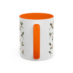 Massachusetts Mayflower Mug, State Flower Floral Coffee Cup, 11oz Botanical Gift