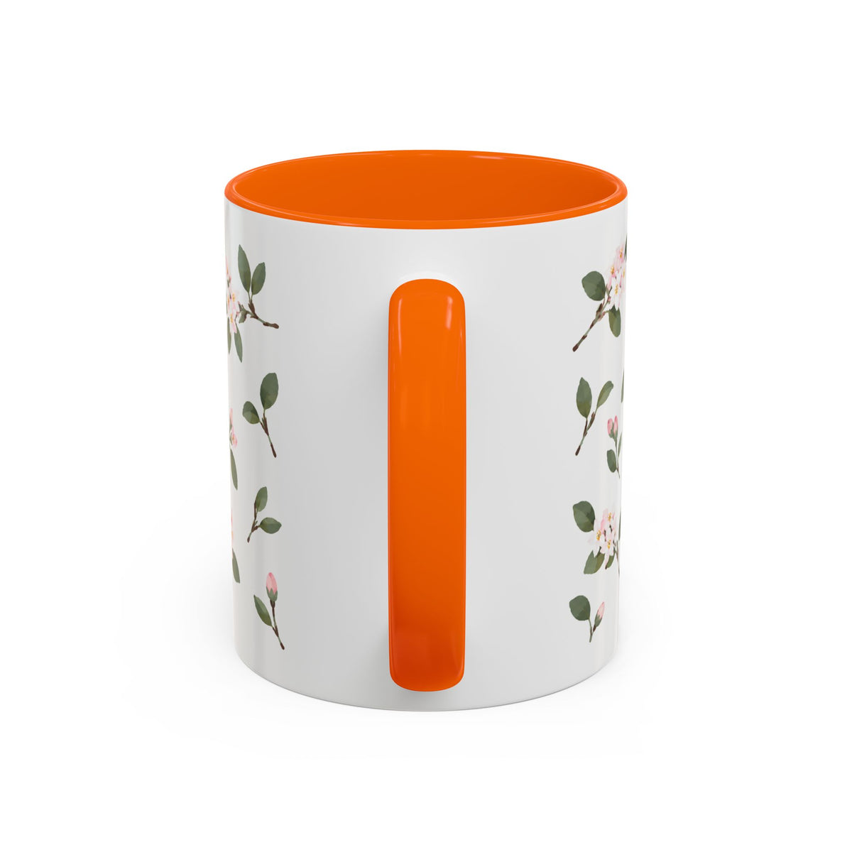 Massachusetts Mayflower Mug, State Flower Floral Coffee Cup, 11oz Botanical Gift