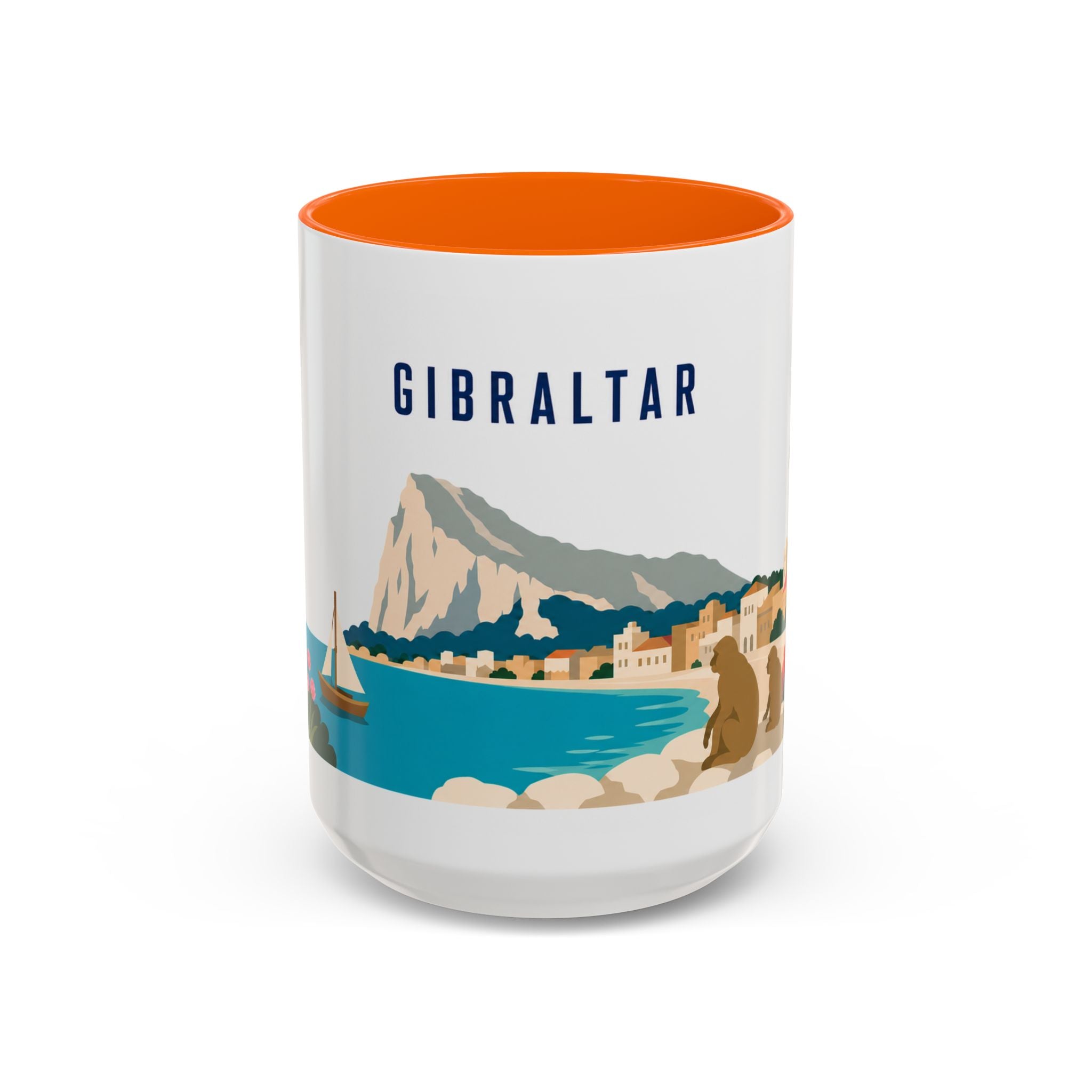 Gibraltar Coffee Mug | Travel Souvenir Accent Mug | Country Gift Ceramic Cup 11oz 15oz